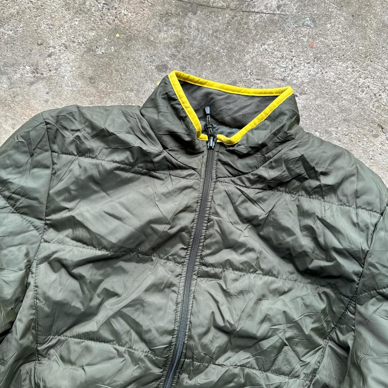 Khaki puffer jacket