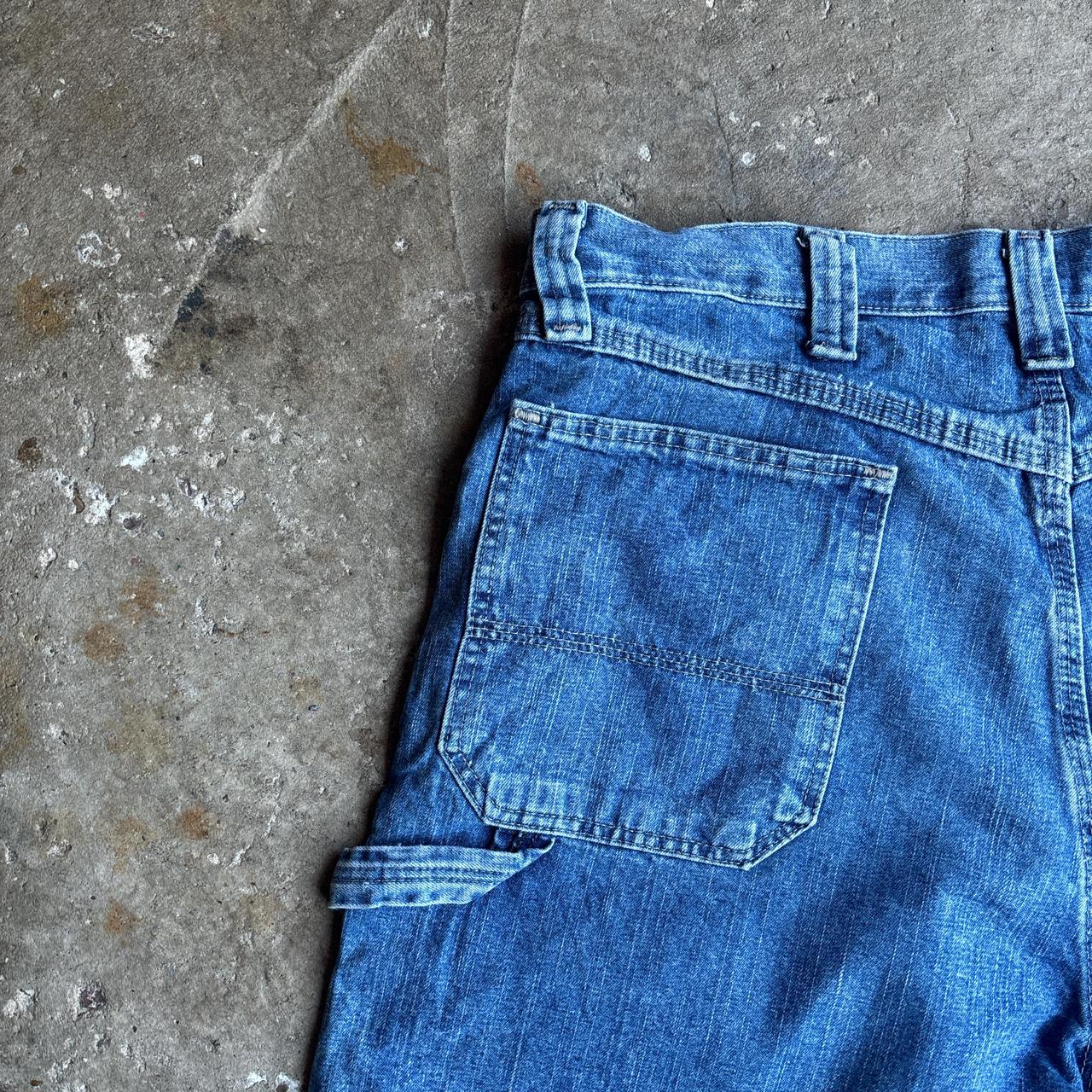 Blue Denim Wrangler Carpenter Shorts