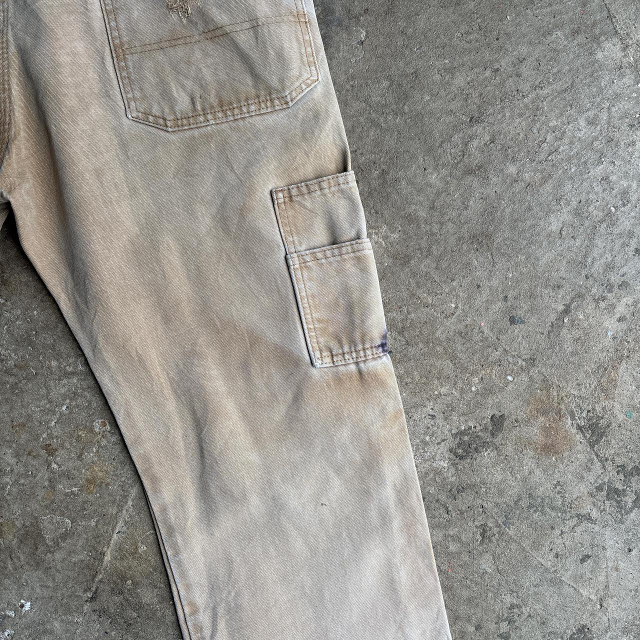 Washed Tan Dickies Carpenter Pants/Trousers