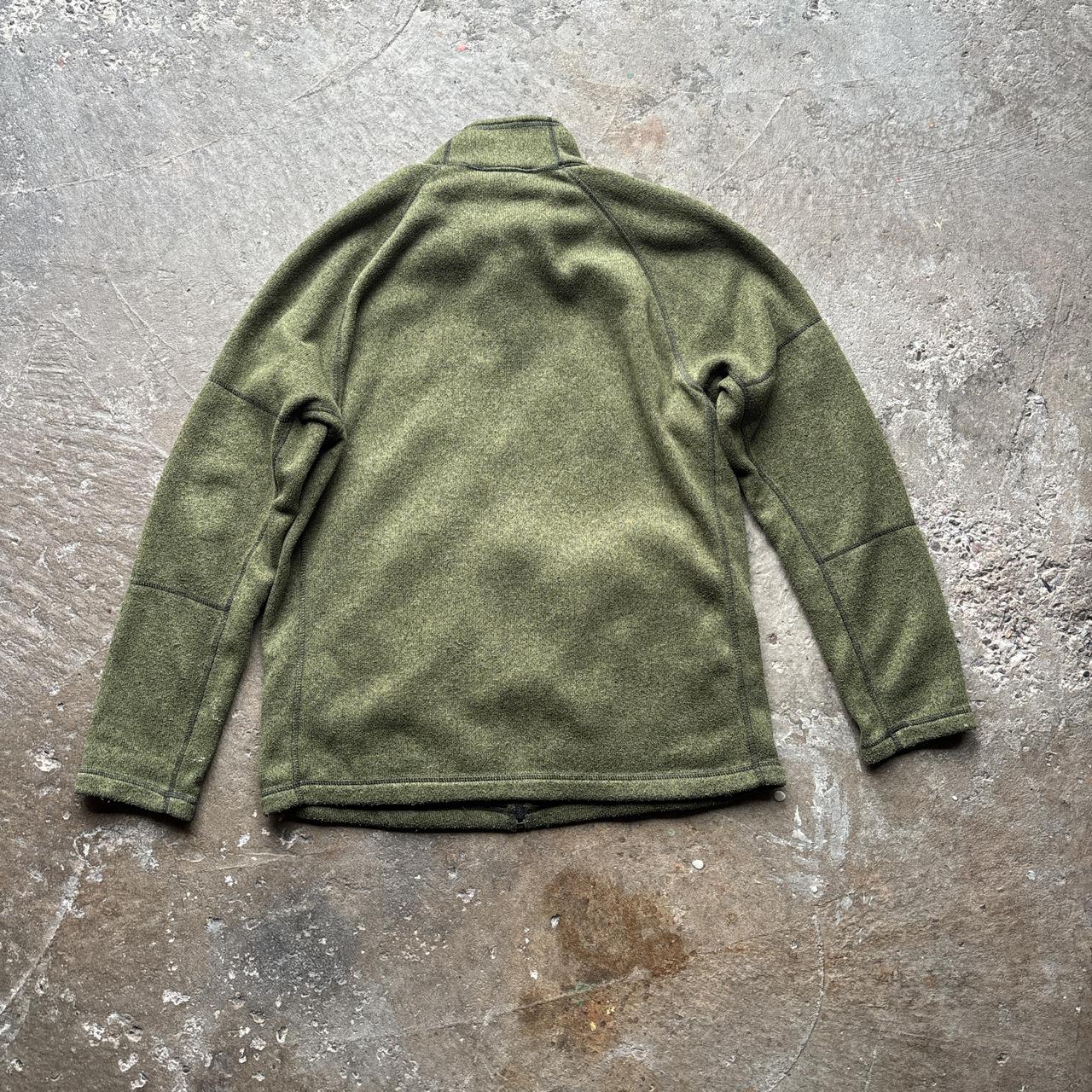 Khaki Green The North Face fleece - L