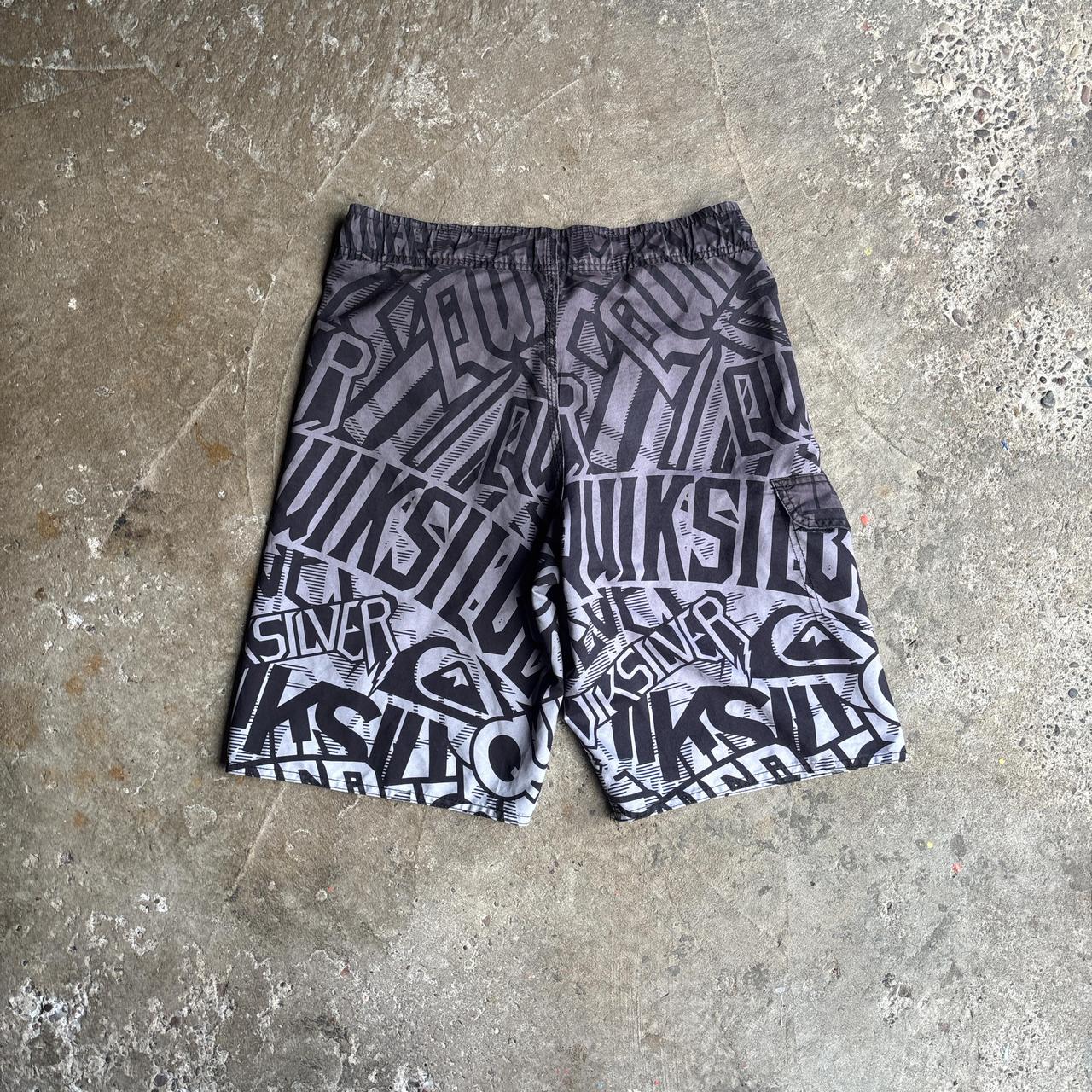 Black & Grey Quiksilver Board Shorts