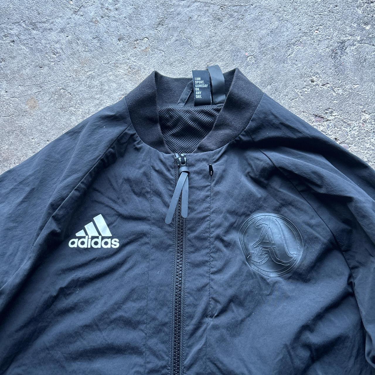 Black Adidas x Athletics Baseball bomber jacket
