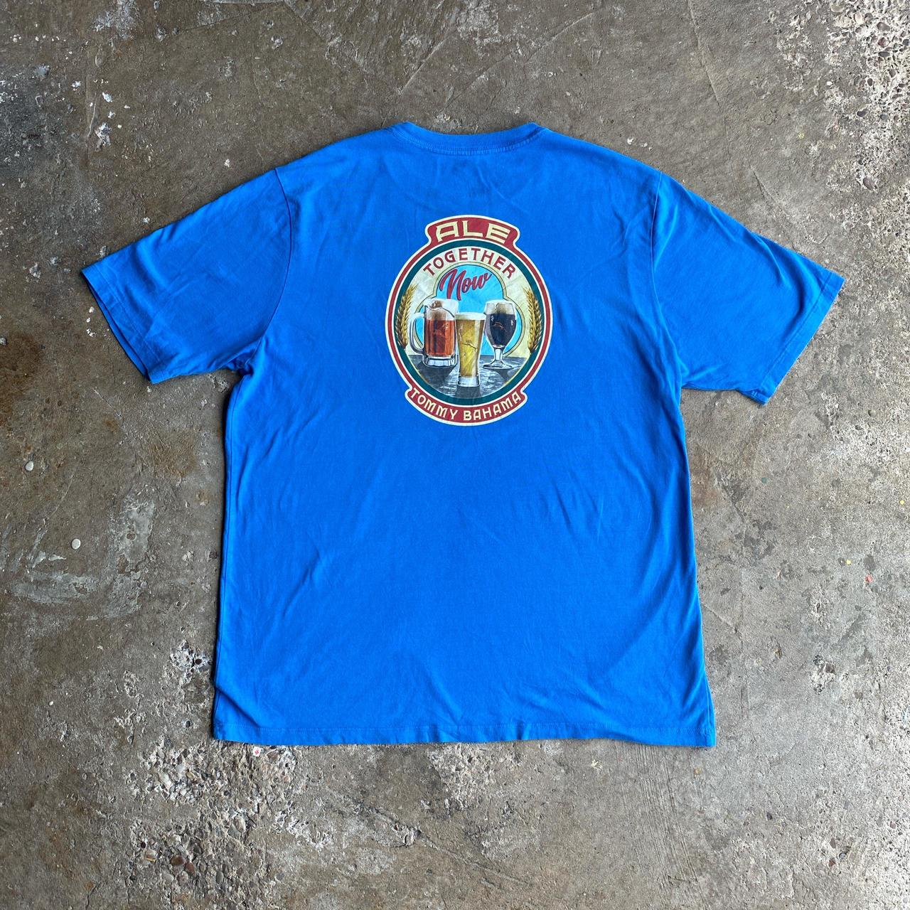 Blue Graphic ‘Tommy Bahama’ Ale T-Shirt - L