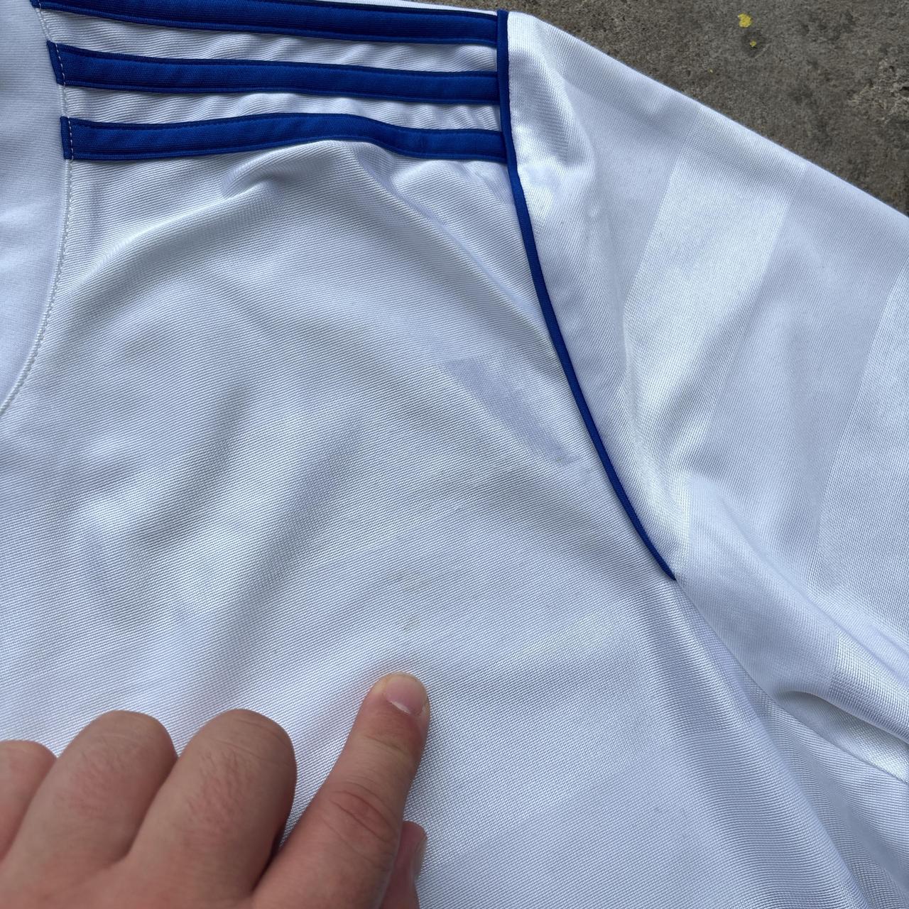 00s white Pes Italy League Adidas activewear top - M