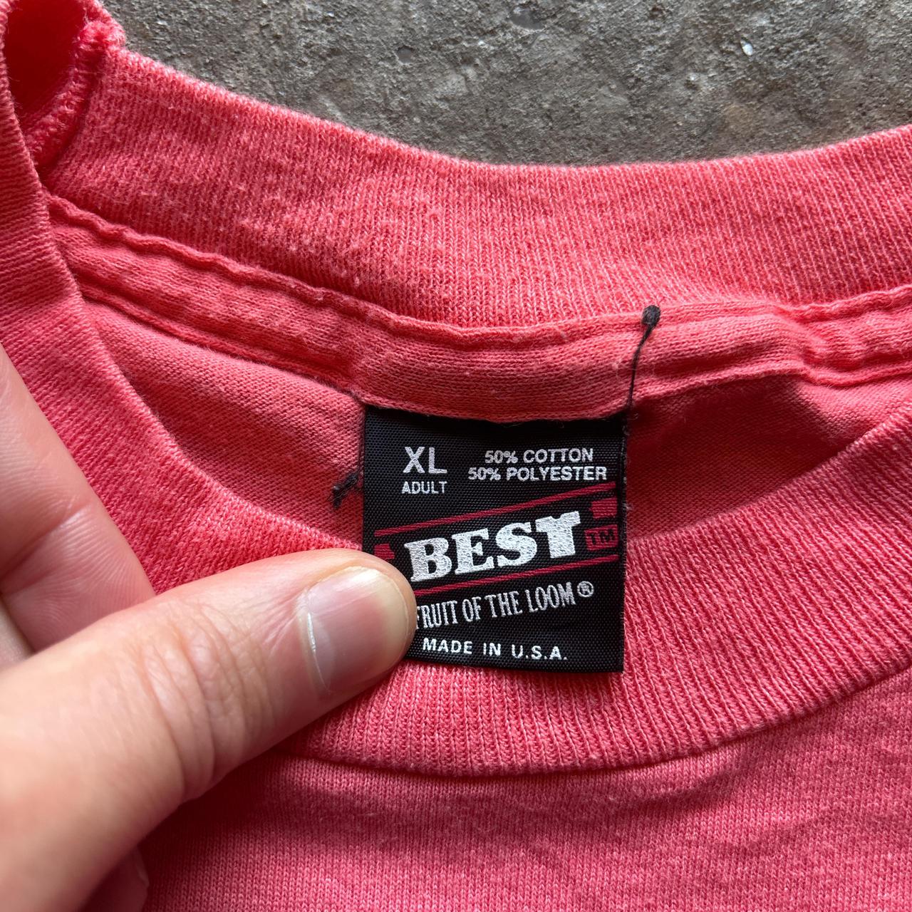 Vintage Pink Single Stitch Graphic T-Shirt