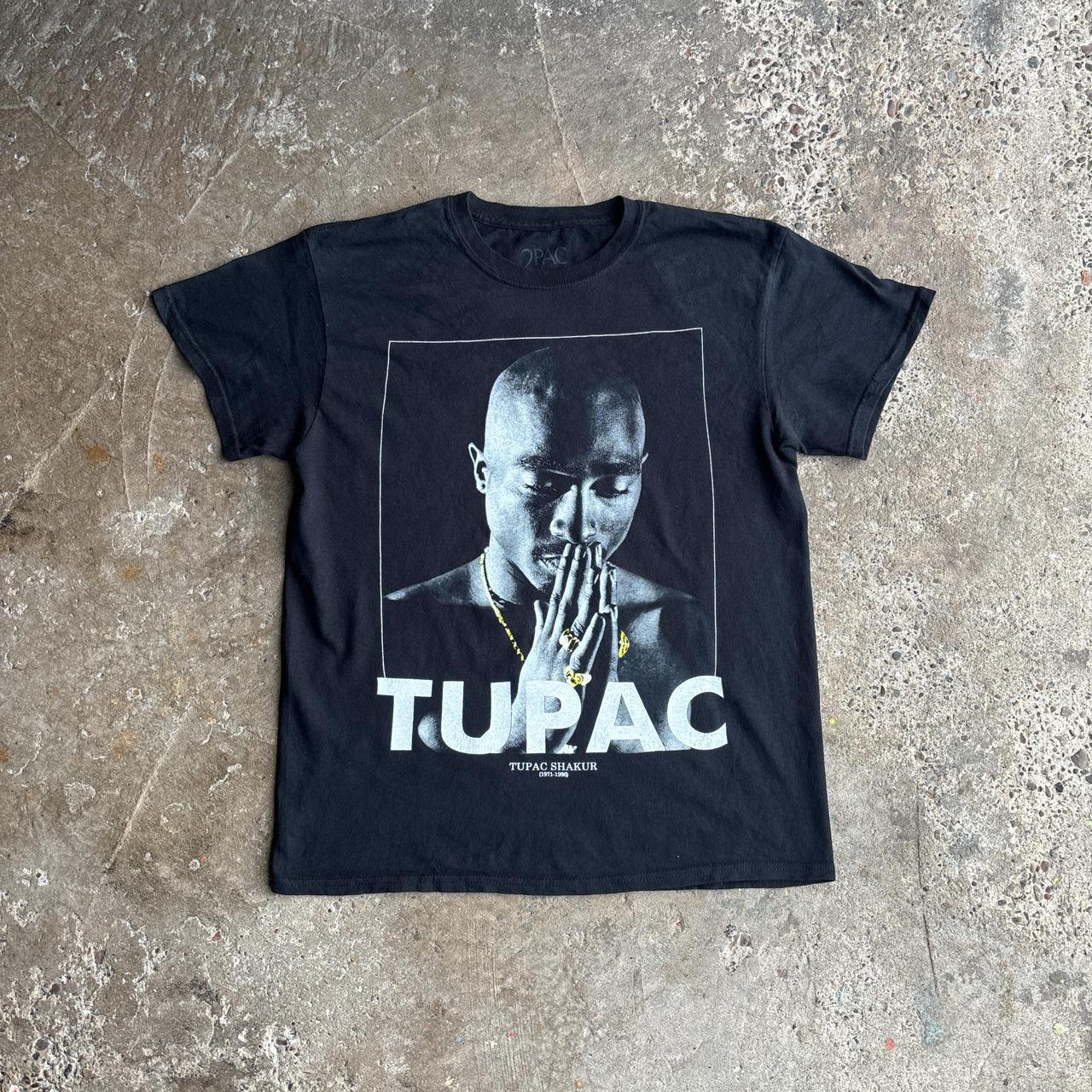 Black Graphic Tupac T-Shirt - M
