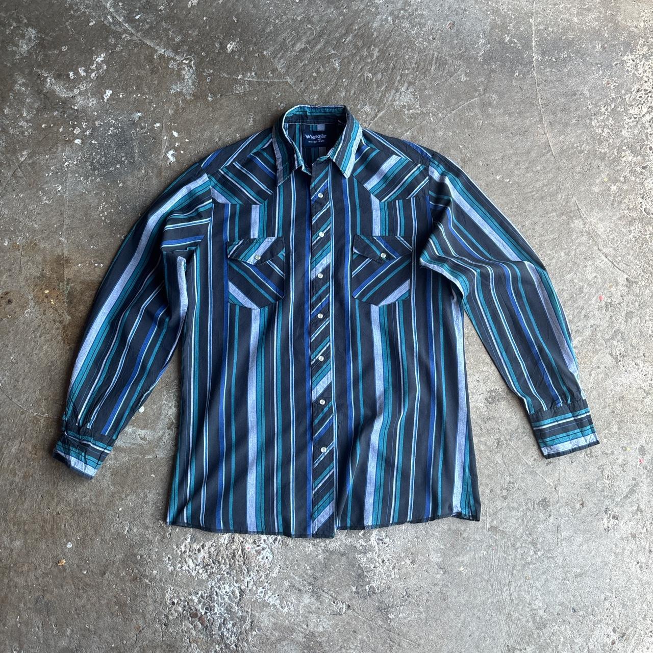 Striped Wrangler Long-Sleeve Smart Shirt