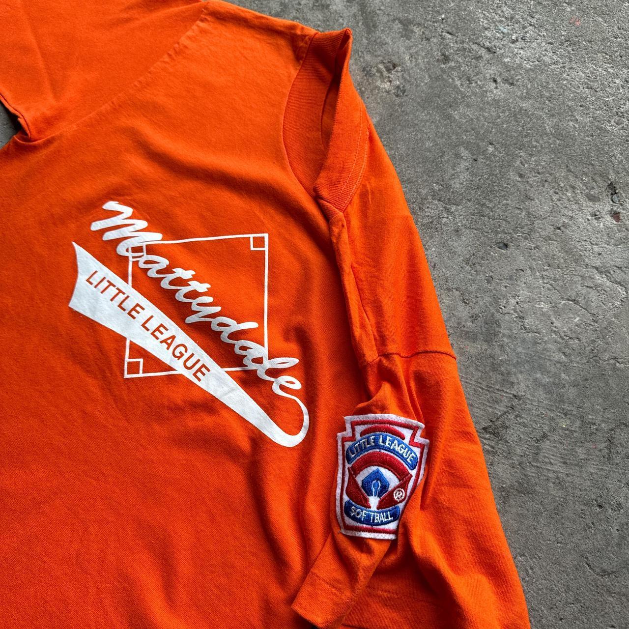 Orange Little League graphic tee