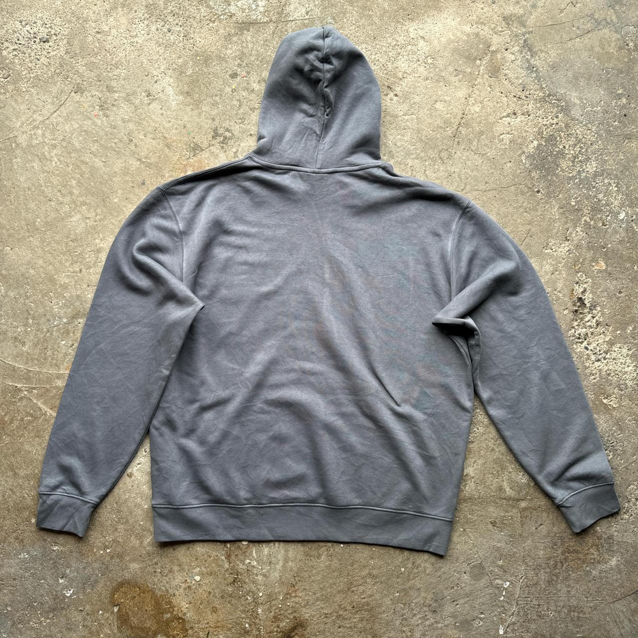 Grey Russell hoody with embroidered logo