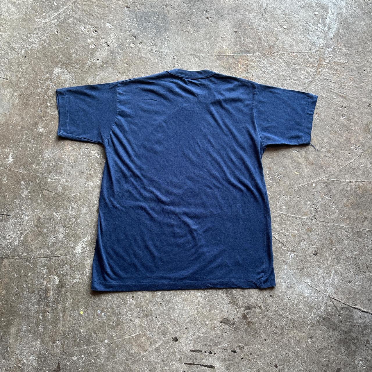 Navy Single Stitch Graphic Tai Chi T-Shirt