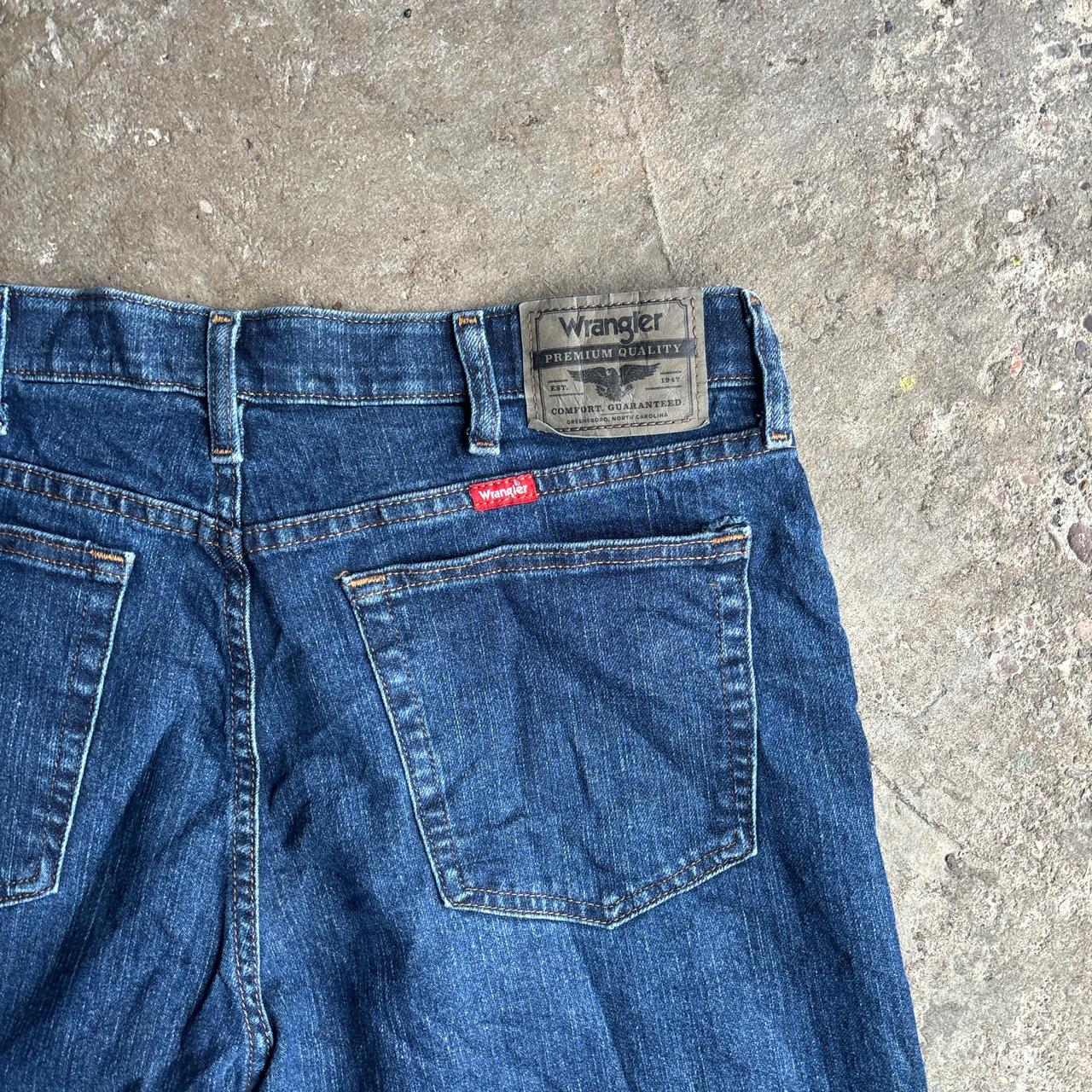 Blue Wrangler Cut Denim Jeans