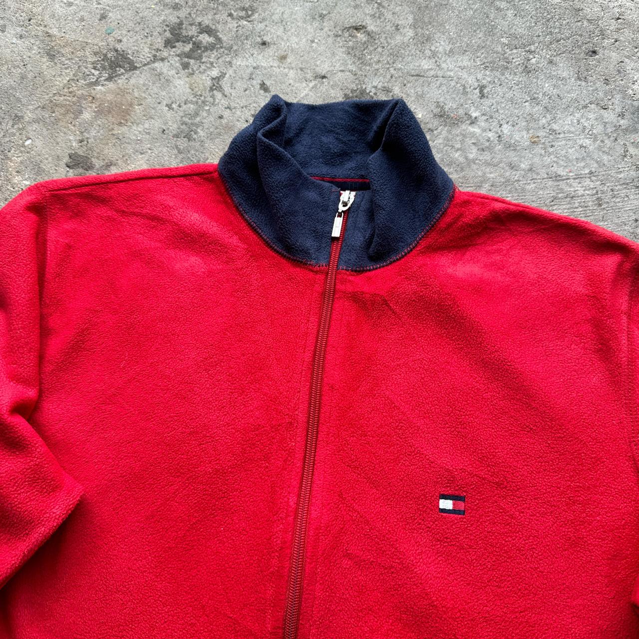 Red and navy Tommy Hilfiger fleece