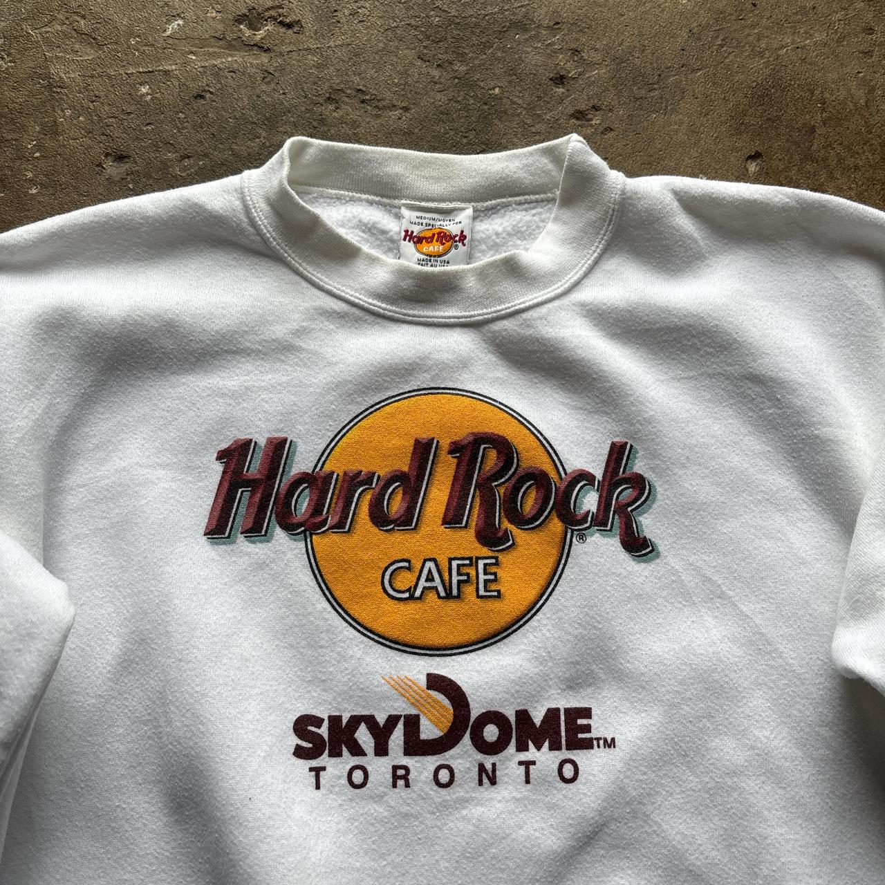 Vintage White Hard Rock Cafe Toronto sweatshirt - M