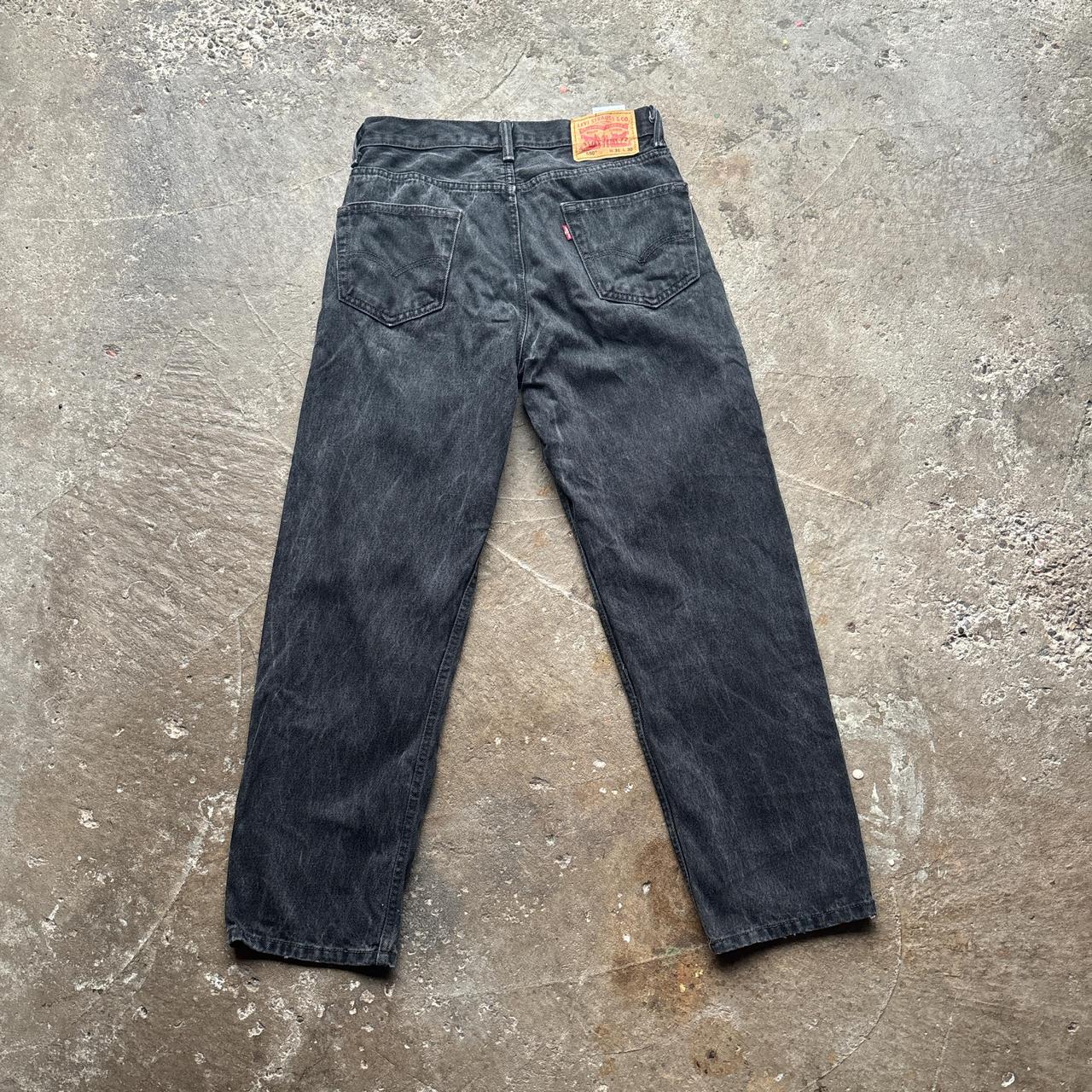 Black Levi’s 550 Stone Wash Jeans - W31