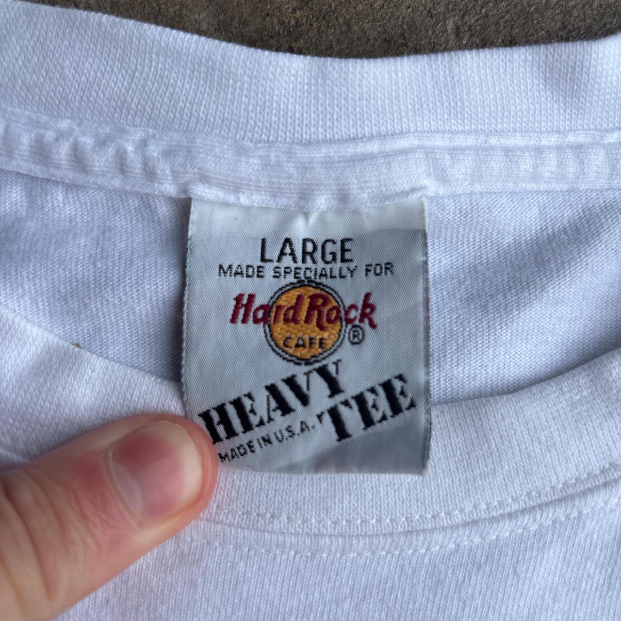 White Hard Rock Cafe New Orleans Graphic Single Stitch T-Shirt - L