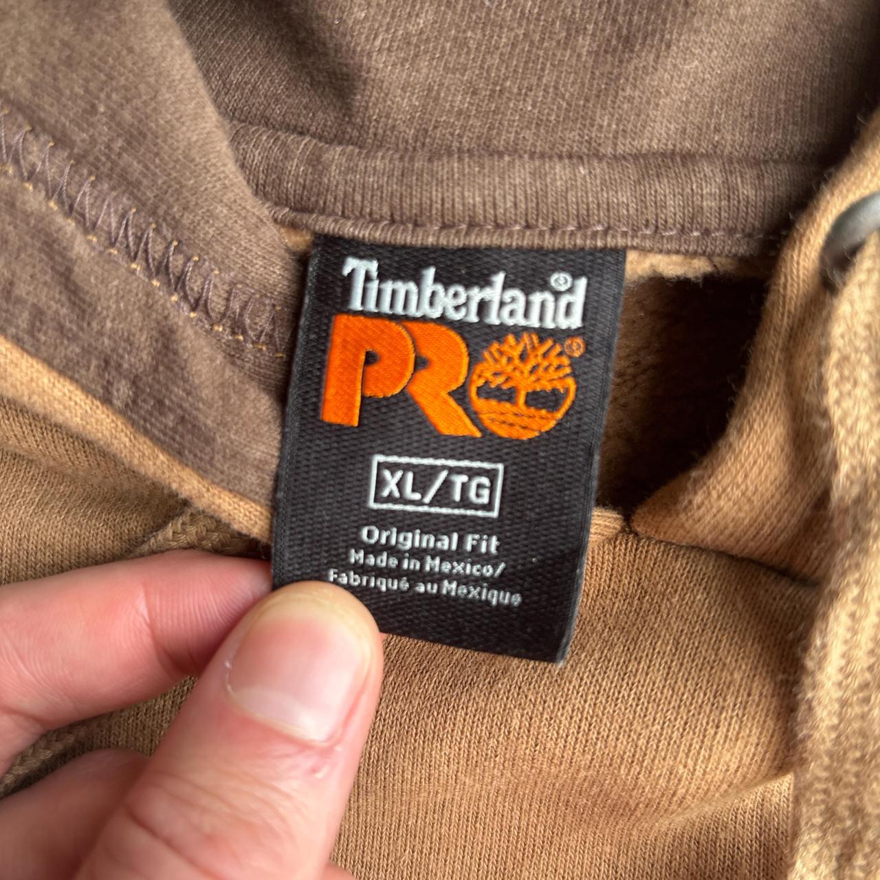 Tan/Brown Timberland Hoodie - XL