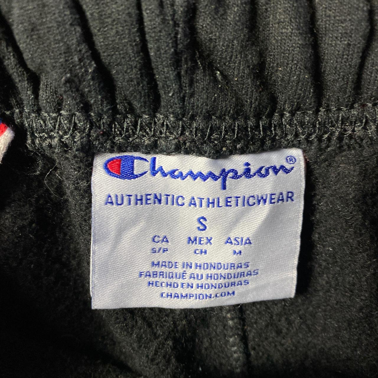 Black Slim Champion Cargo Track Pants - S