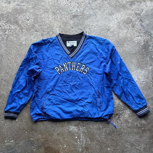 Blue Champion Panthers windbreaker v-neck