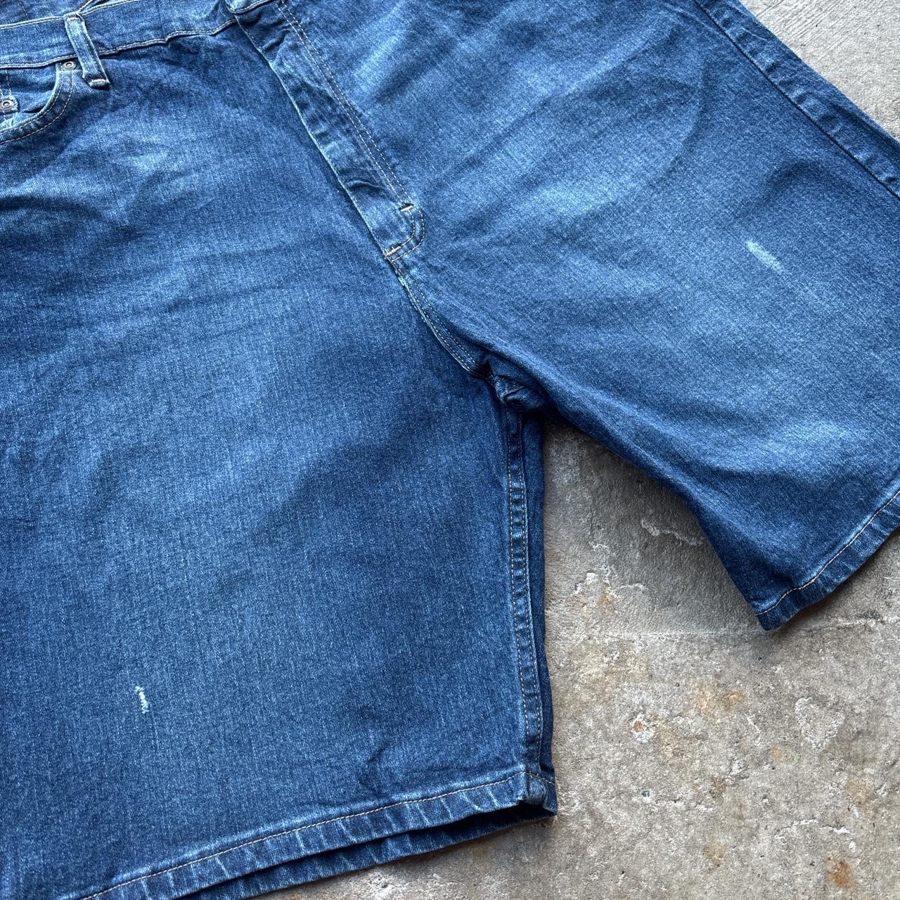 Blue denim Wrangler Jorts