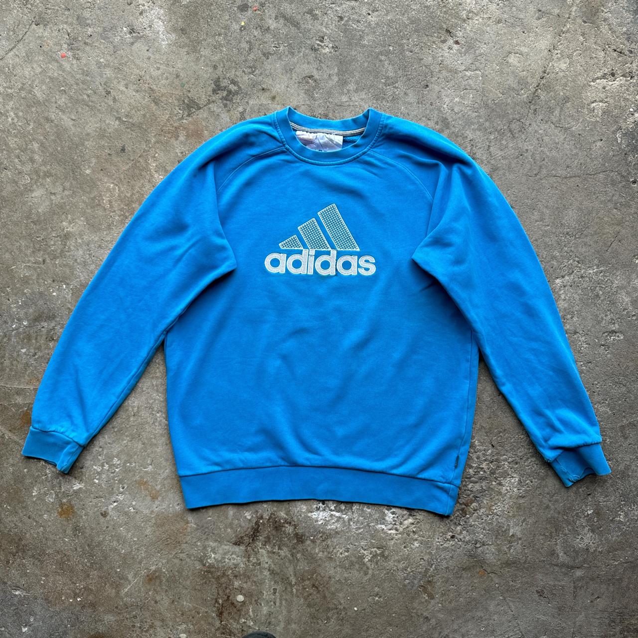 Blue Adidas sweatshirt