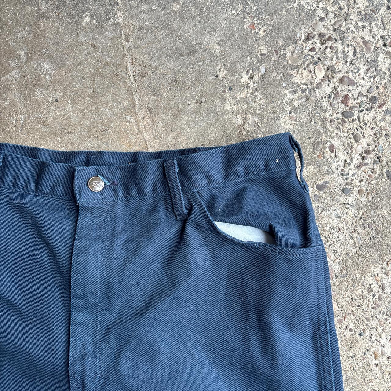Navy Cotton/Polyester Dickies Trousers