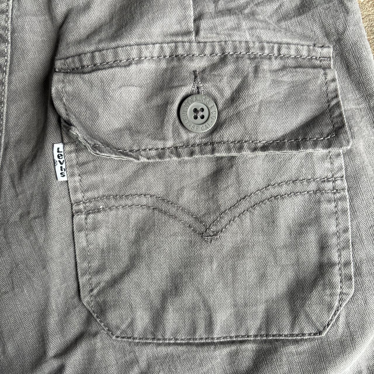 Grey Cotton Levi’s Cargo Shorts