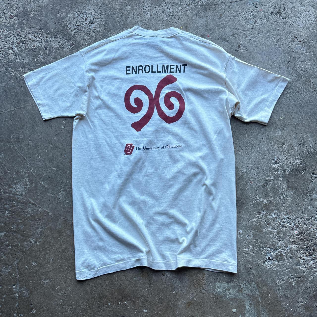 Cream University of Oklahoma single stitch t-shirt - XL