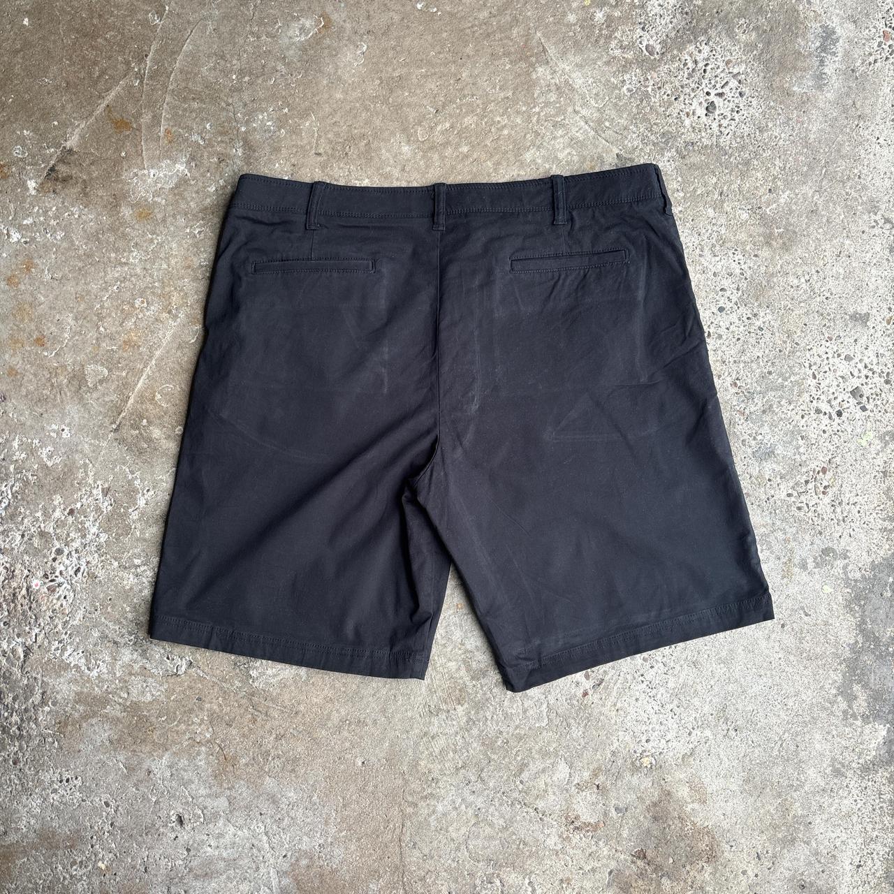 Black Cotton Lee Chino Shorts - W44