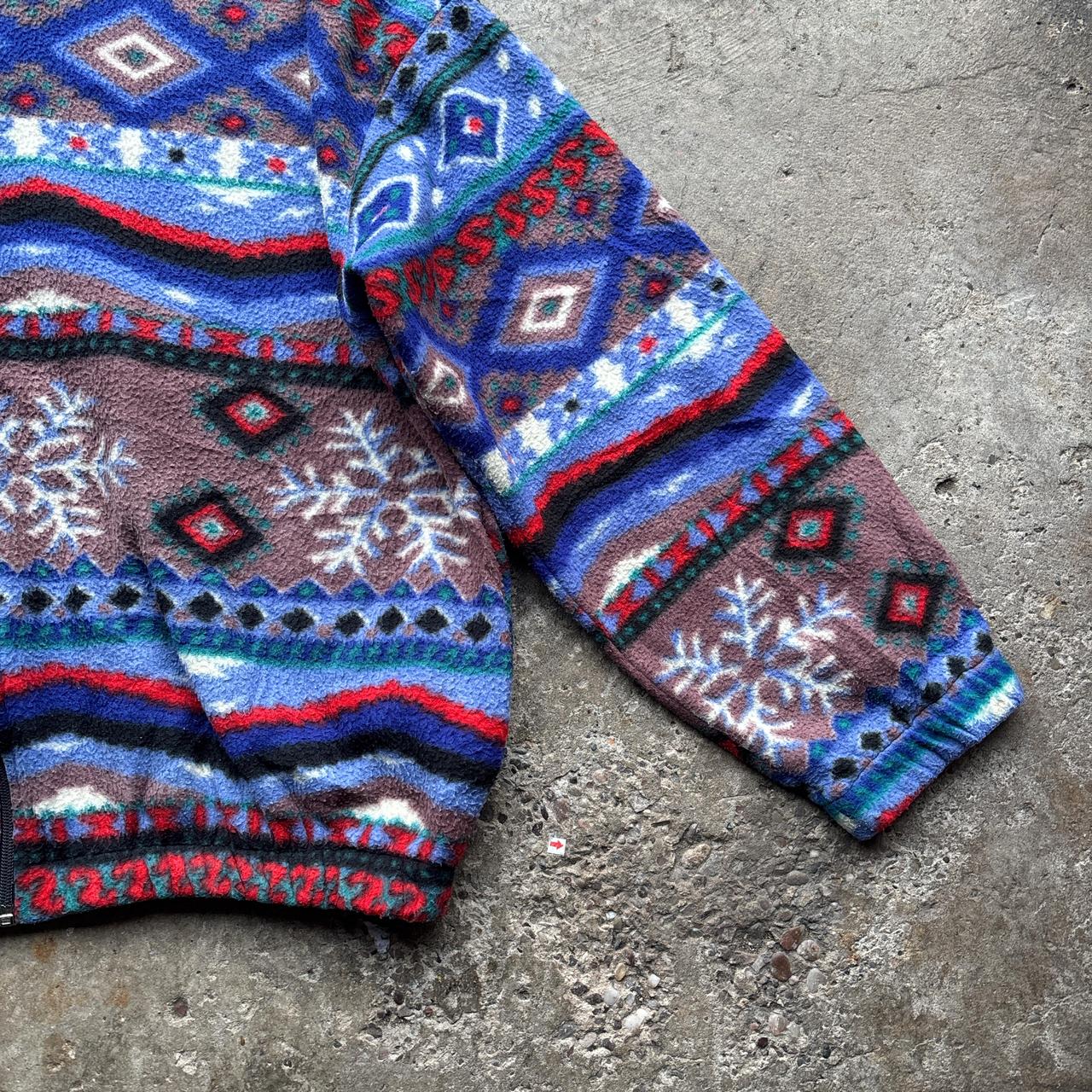 Blue Crazy winter fleece