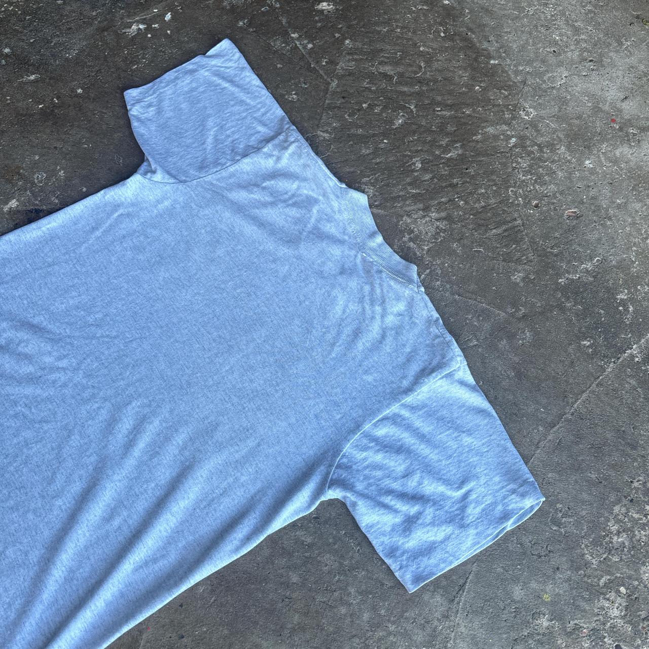 Grey Single Stitch Graphic T-Shirt - S