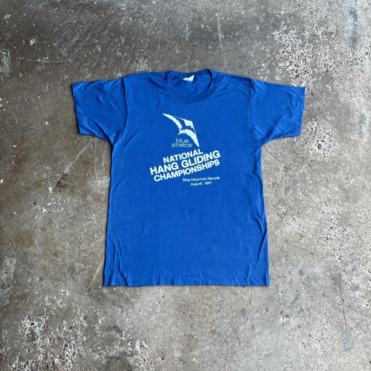Blue 81’ Vintage Single Stitch Graphic T-Shirt