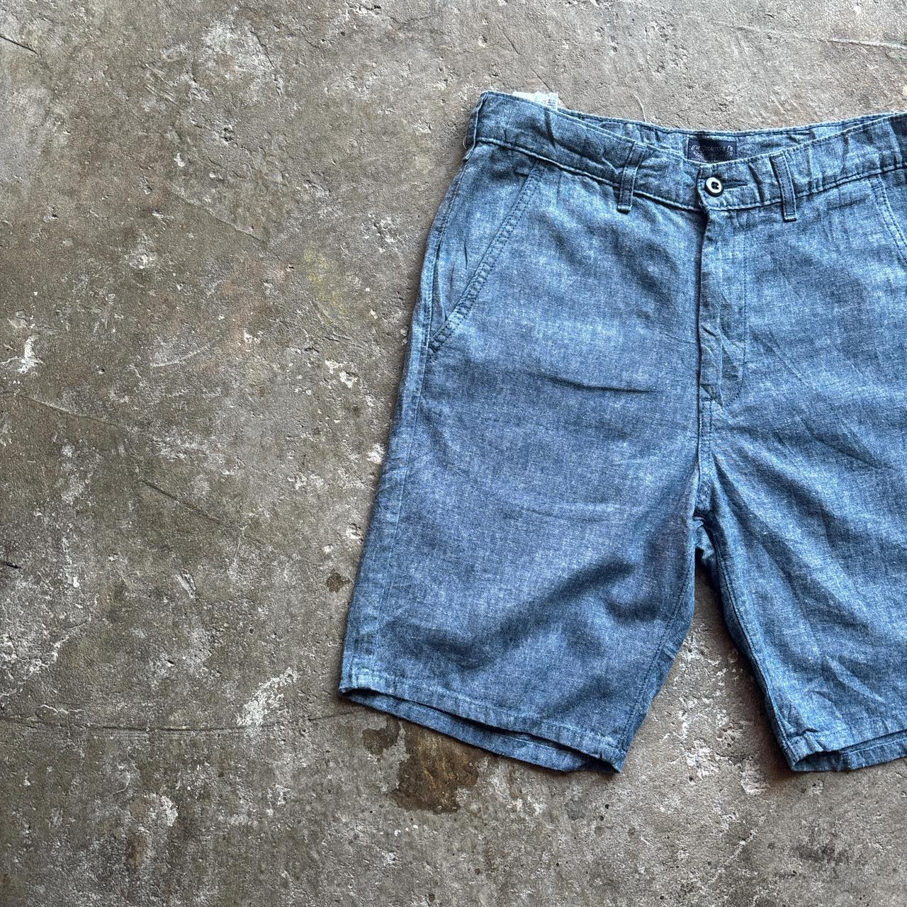 Levi’s Blue Linen Shorts