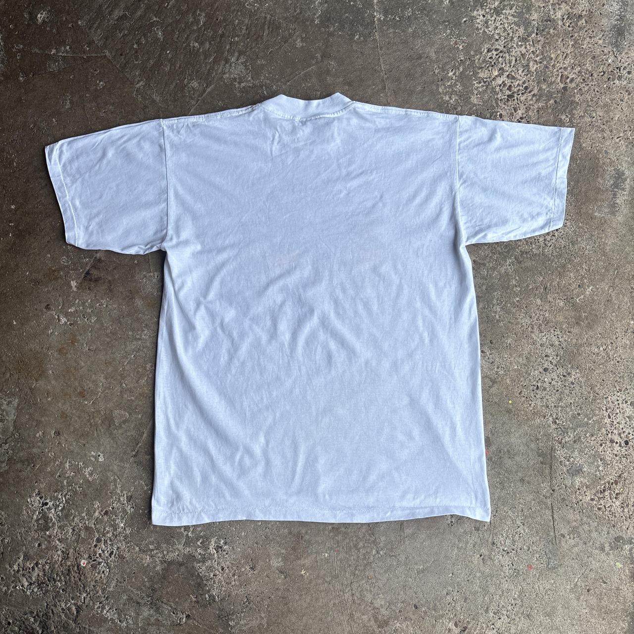 White Single Stitch Graphic Guatemala T-Shirt - XL