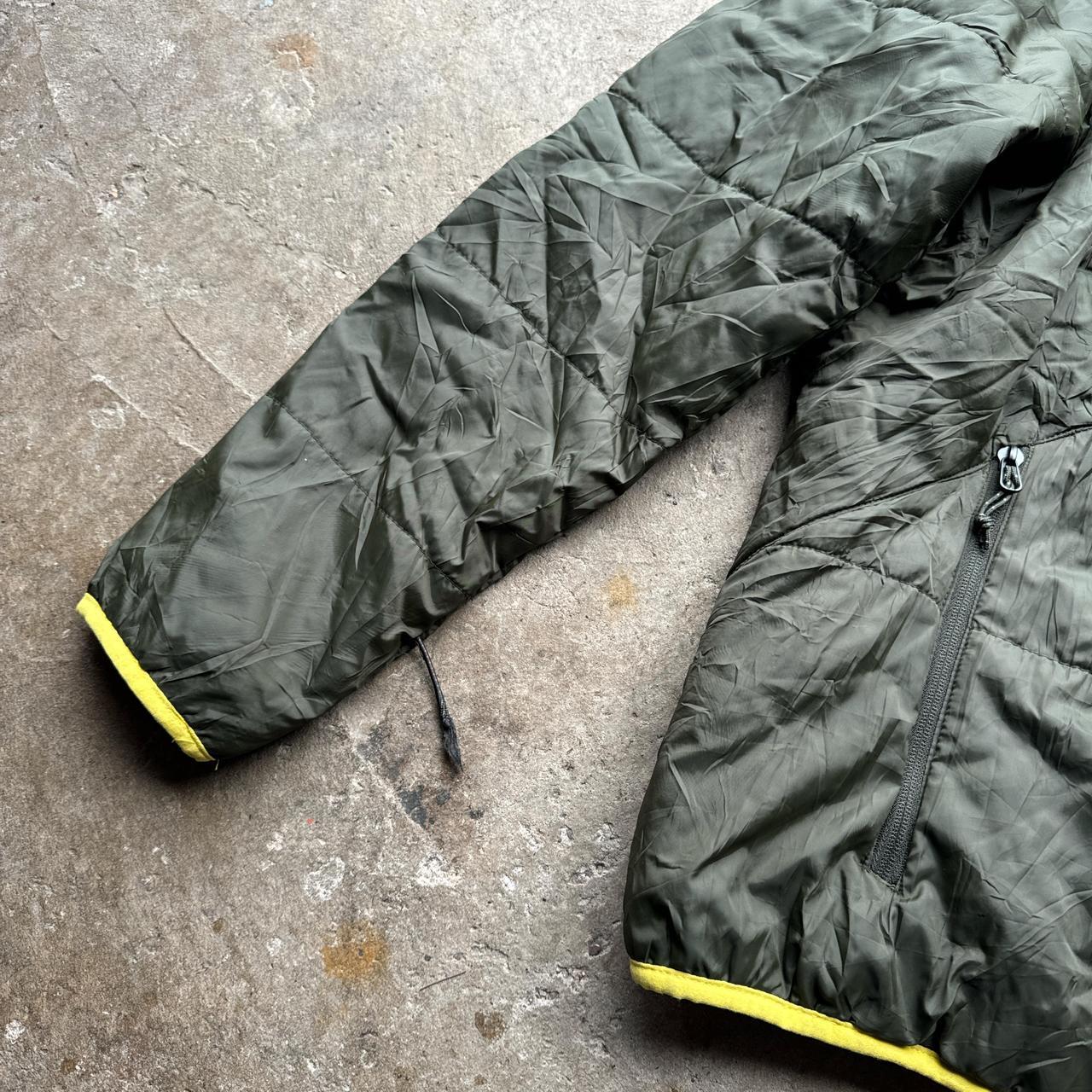 Khaki puffer jacket