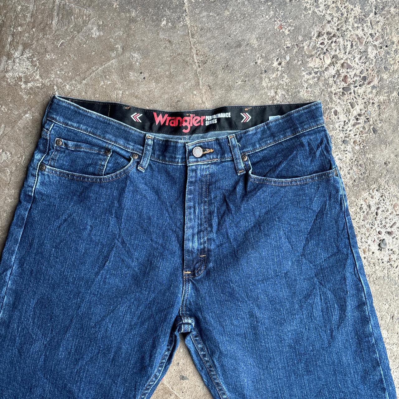 Blue Wrangler Cut Denim Jeans