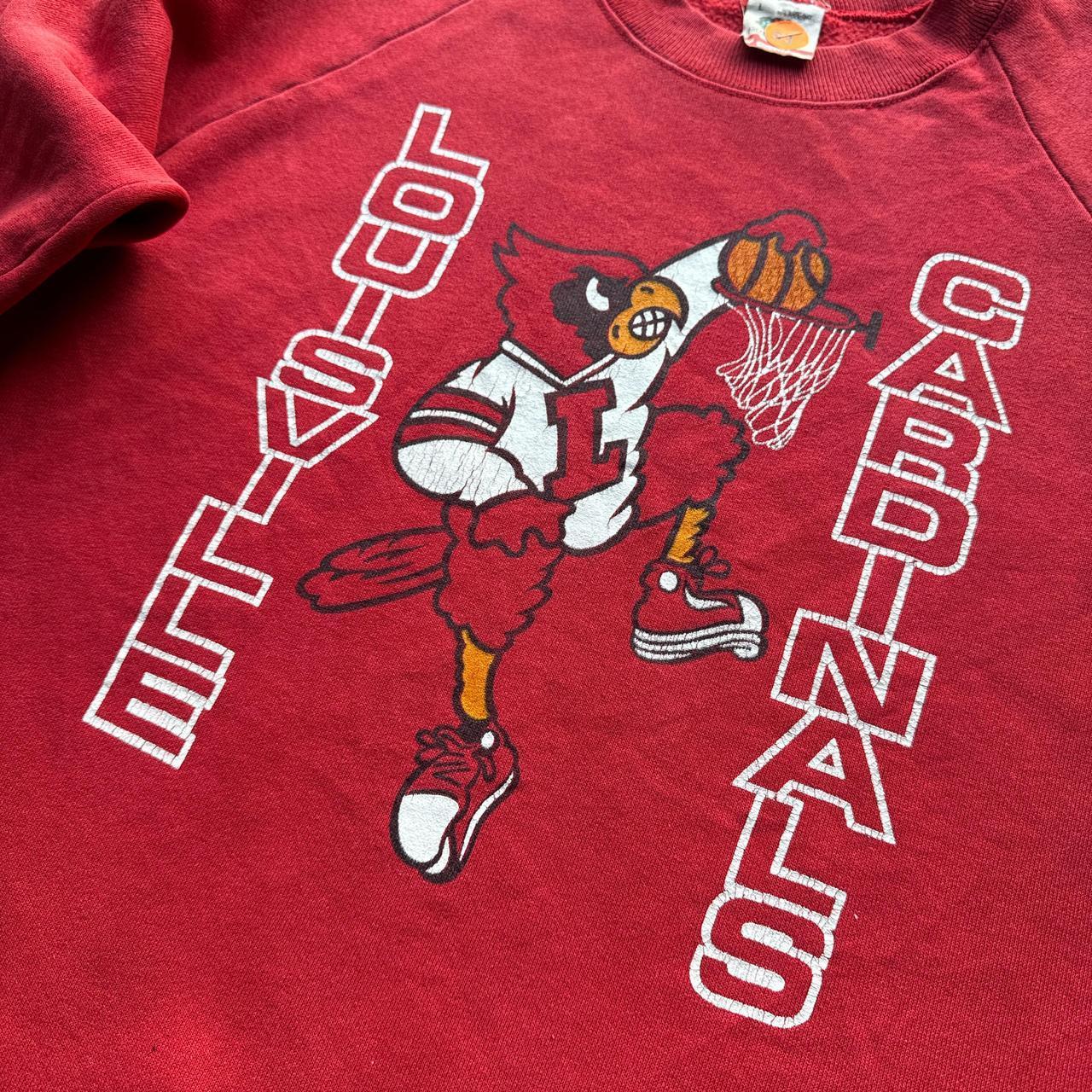 Red Louisville Cardinals sweatshirt