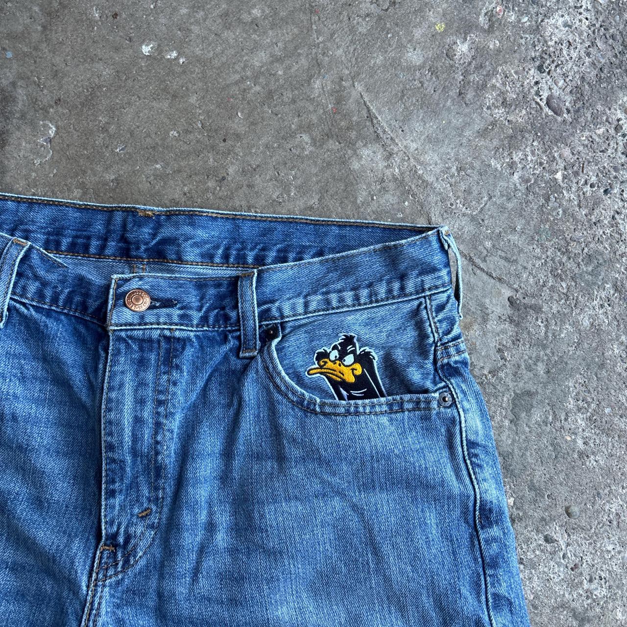 Blue Denim Cut Levi’s 569 Jean Shorts