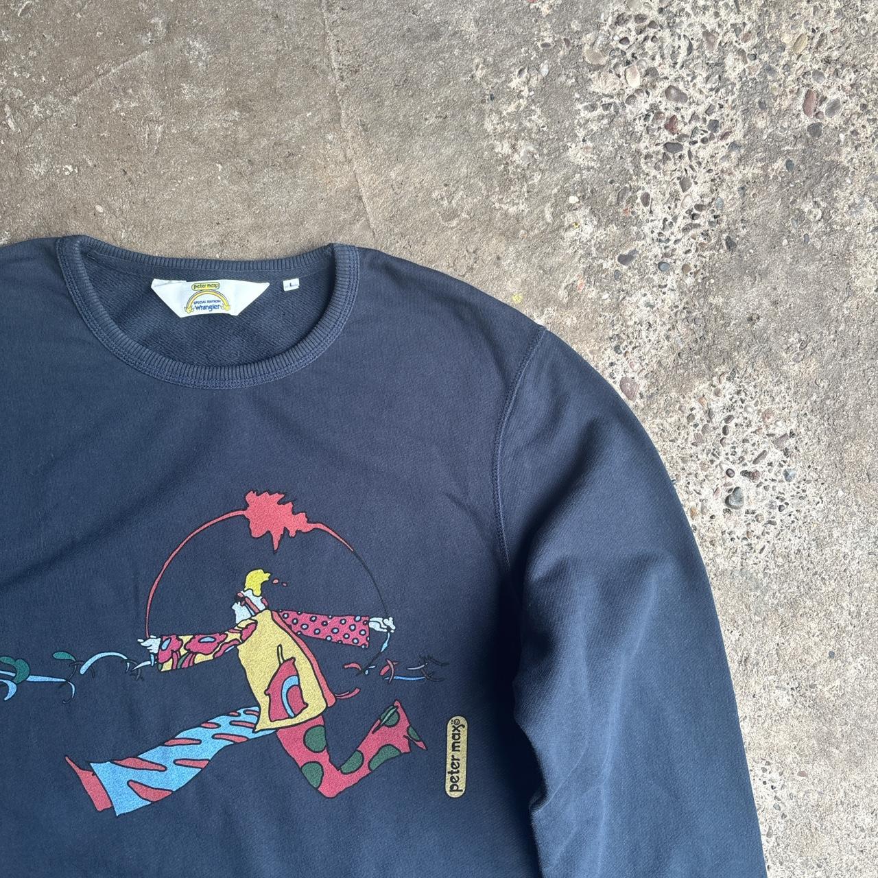 Navy Wrangler x Peter Max Graphic Sweatshirt