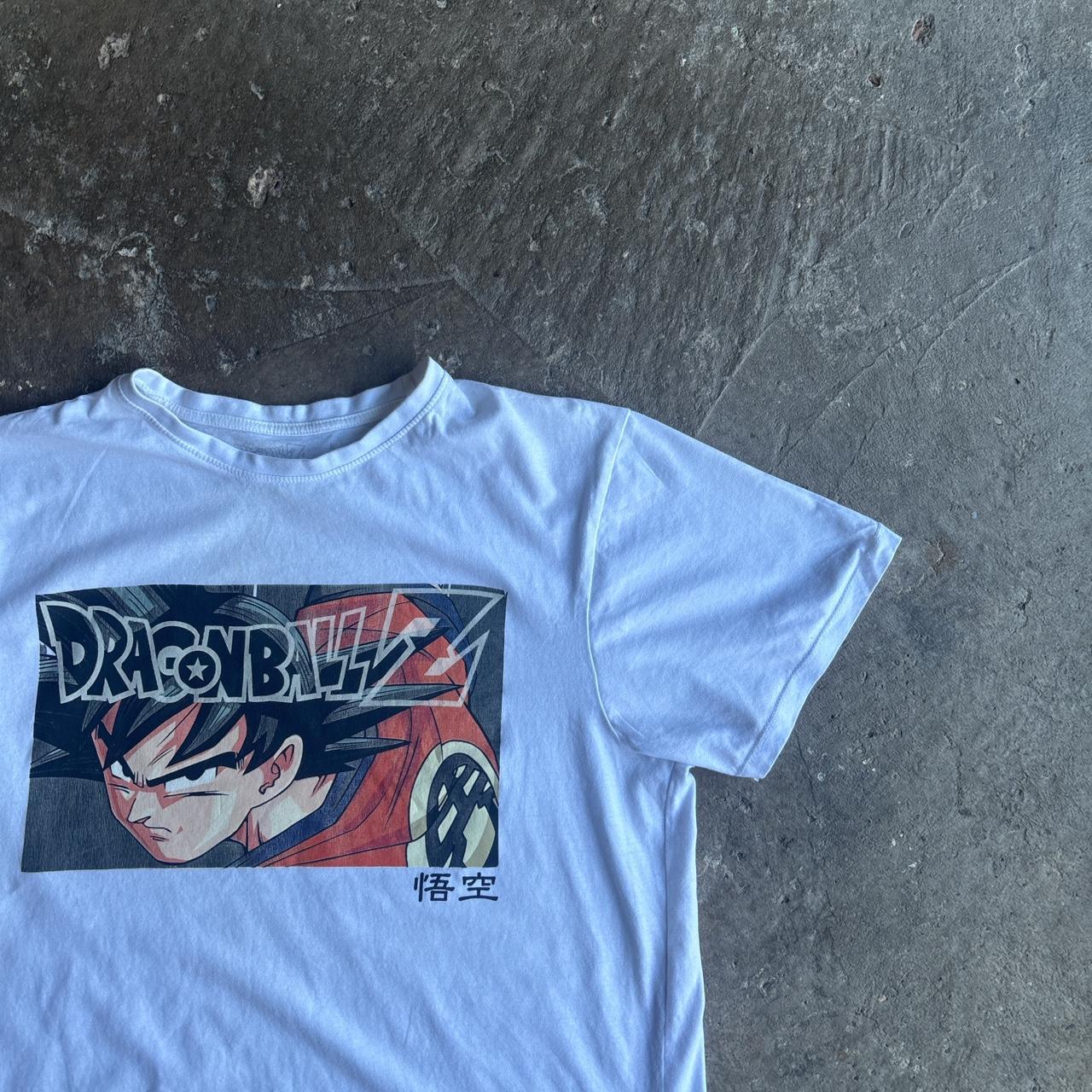 White Dragonball Z Graphic T-Shirt