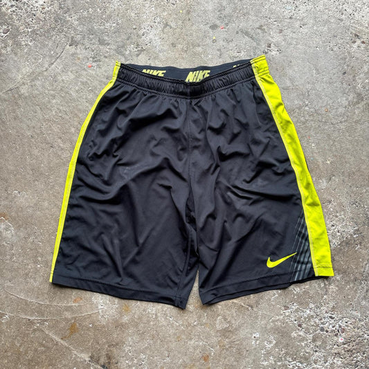 Black and yellow Nike basketball shorts - S