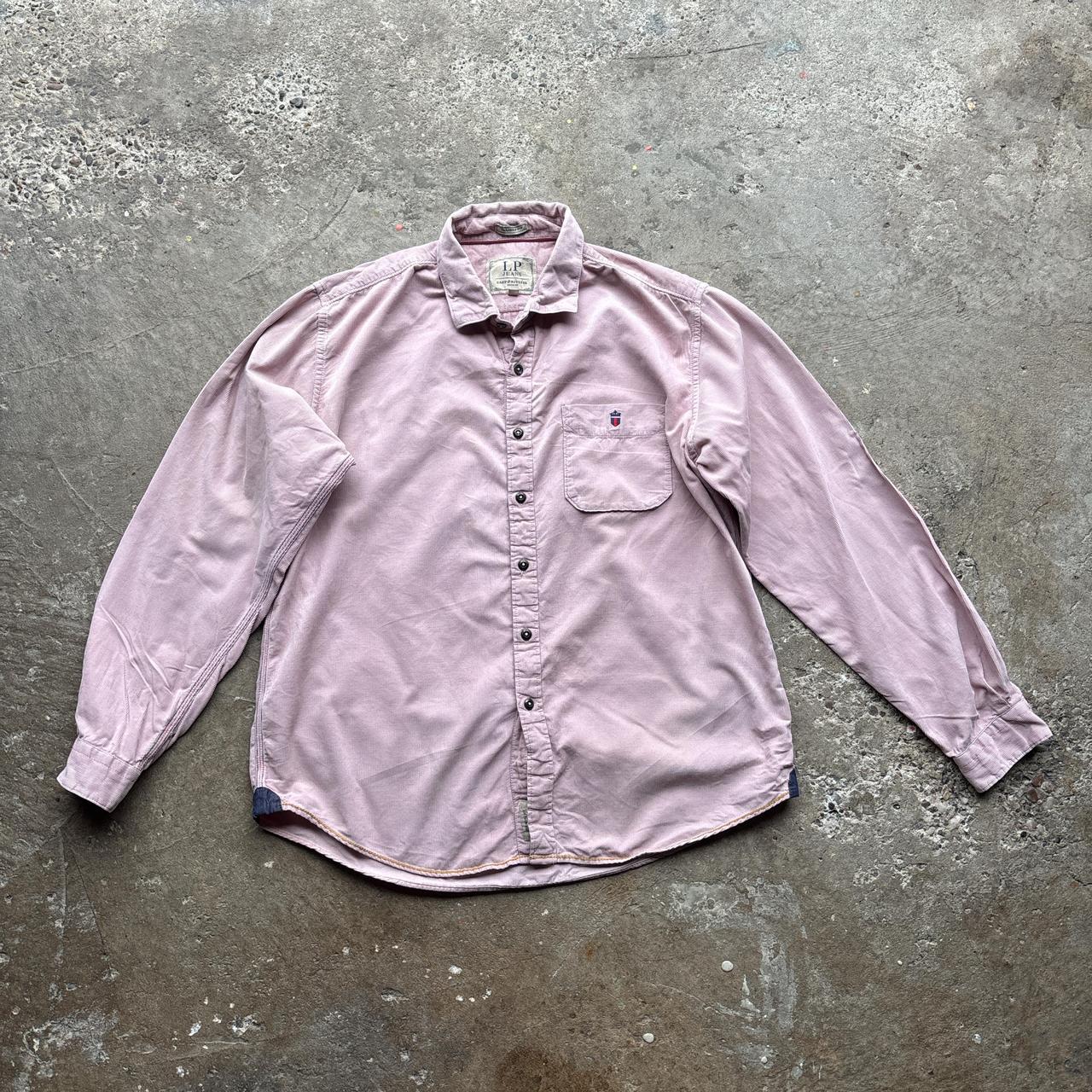 Pink corduroy shirt - L