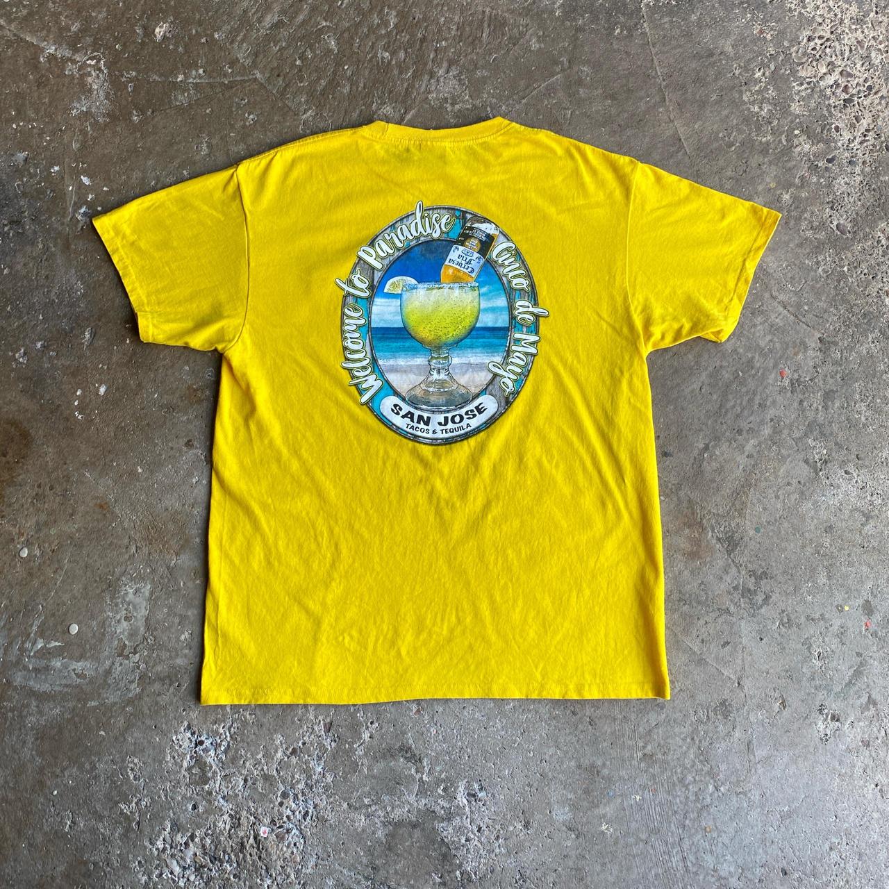Yellow ‘Cinco de Mayo’ Graphic T-Shirt - L