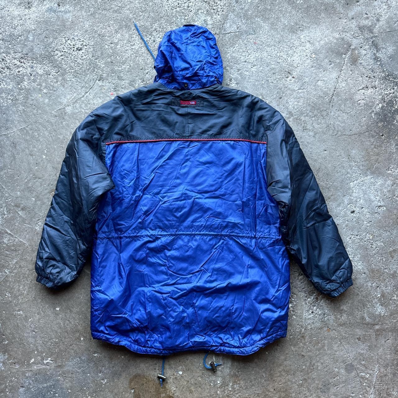 Navy and blue vintage Reebok winter jacket