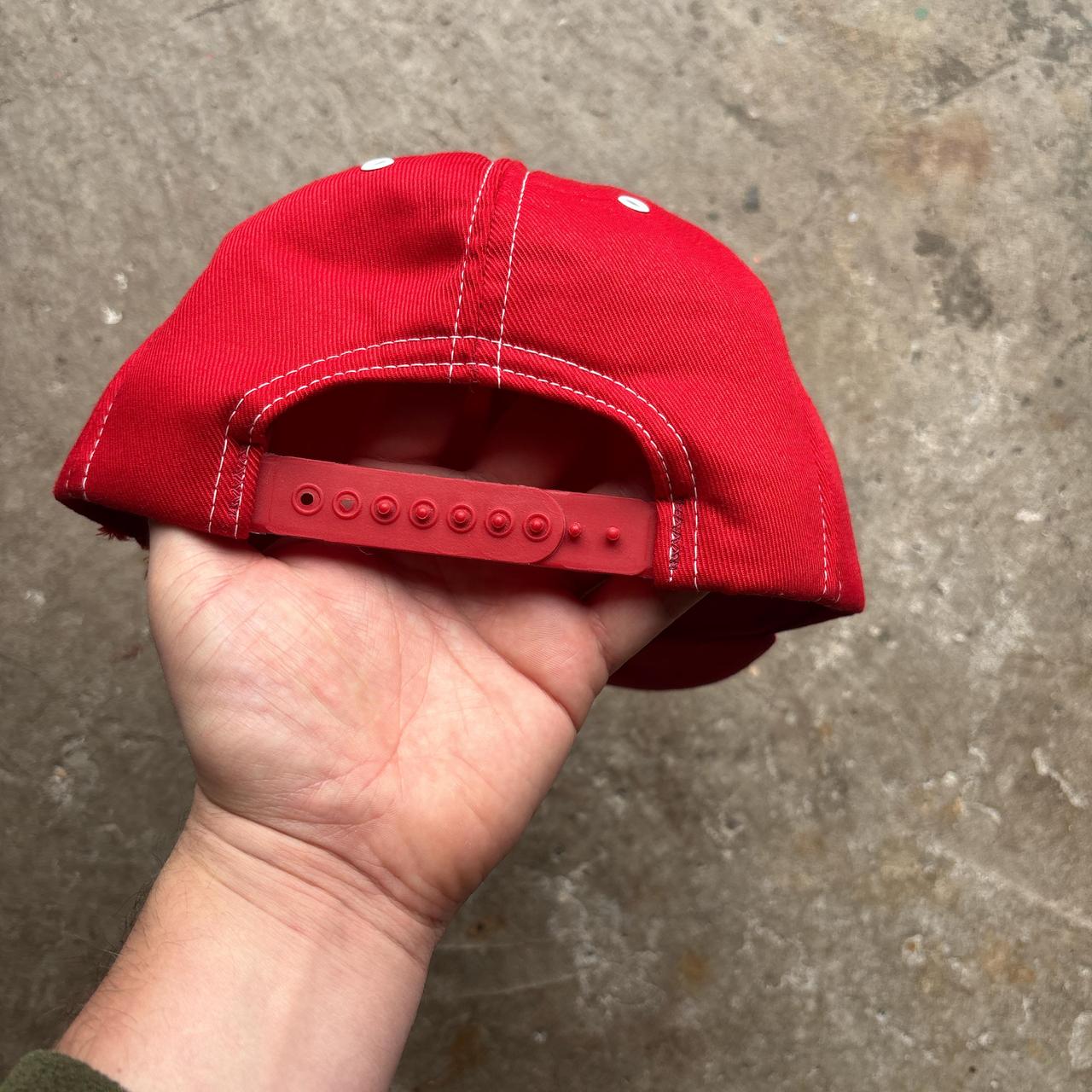 Red Vintage Trucker Cap with ‘Wilson 1800’ patch - OS