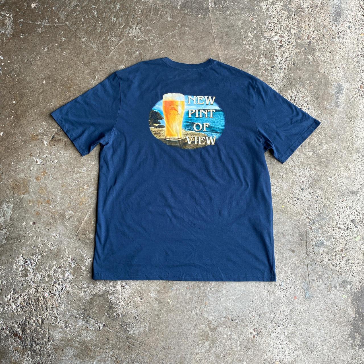 Navy Tommy Bahama Graphic T-Shirt - L