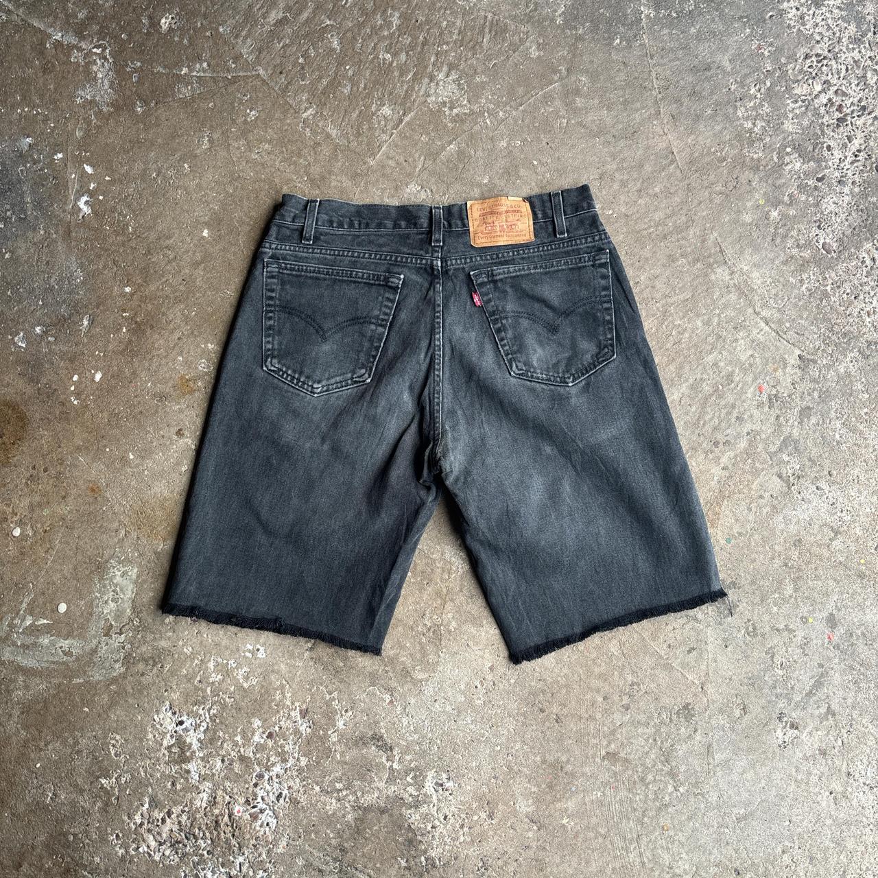 Dark Denim Levi’s Cut Jean Shorts