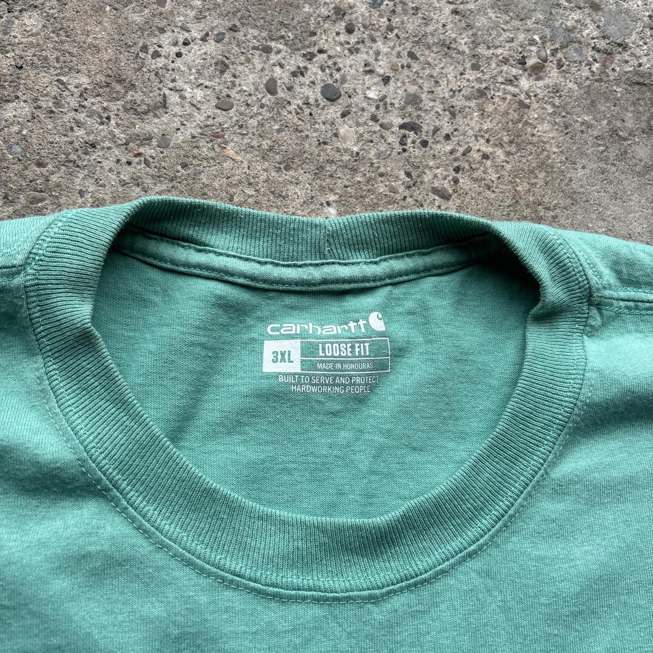 Teal Carhartt T-shirt - XXXL