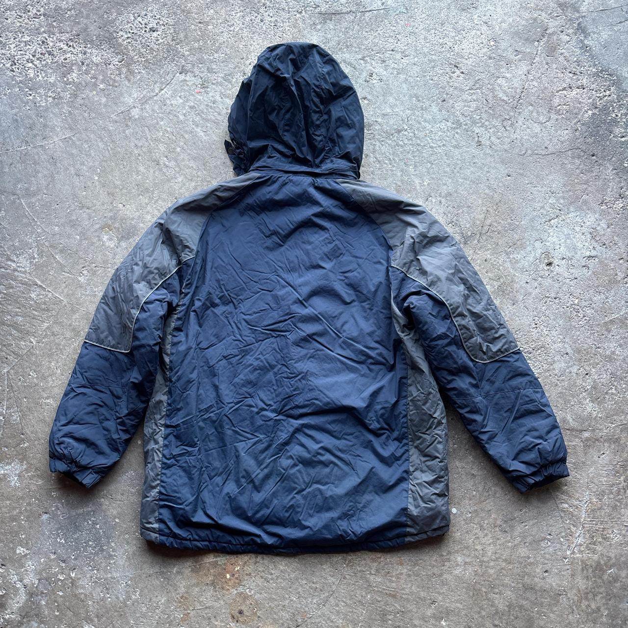Navy and grey Bolton Wanderers puffer jacket