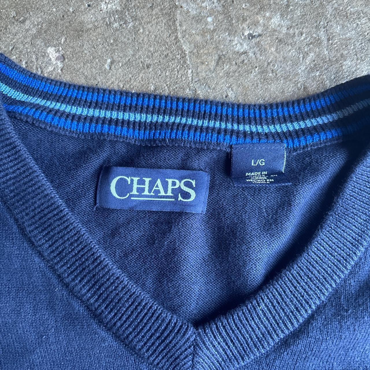 Navy Chaps Knitted Vest