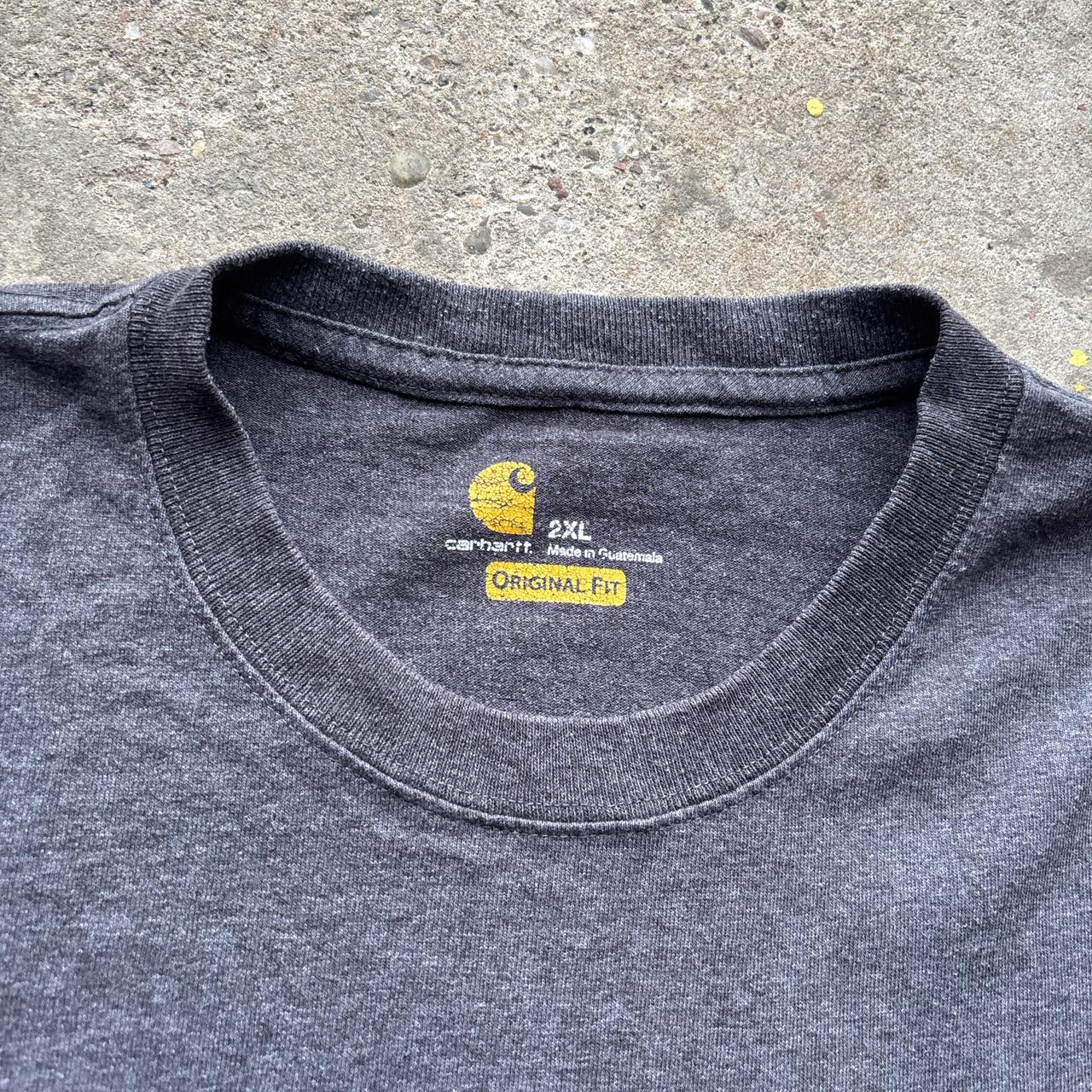 Grey Carhartt pocket t-shirt - XXL